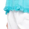 Haris Cotton Women's Plicated Detail Wide Leg Linen Pants White In White