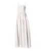 Haris Cotton Women's Tank Maxi Dress   White In White