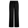 Haris Cotton Women's Wide Legged Linen Pants - Black In Black