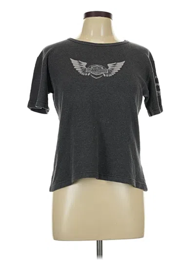 Pre-owned Harley Davidson Active T-shirt In Gray