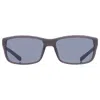 Harley Davidson Blue Mirror Rectangular Men's Sunglasses Hd00023 20x 62 In Blue