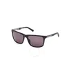 Harley Davidson Blue Mirror Square Men's Sunglasses Hd00020 85x 58