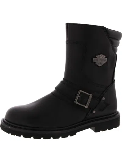 Harley-Davidson Mens 11.5M Booker Black Leather