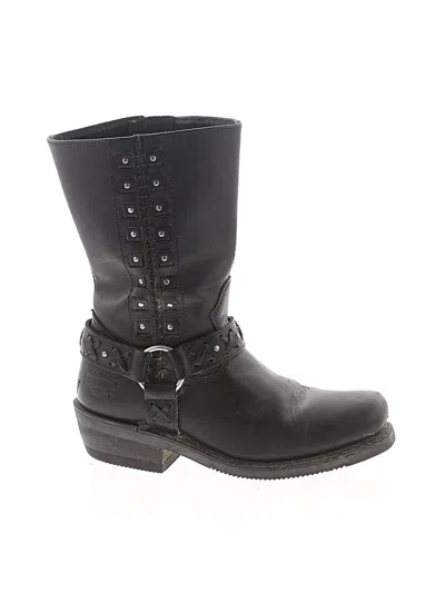 Pre-owned Harley Davidson Boots In Black