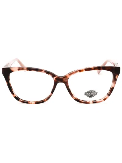 Harley Davidson Cat Eye Women's Eyeglasses - Hd50059 In Brown