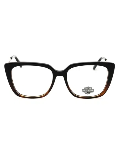 Harley Davidson Cat Eye Women's Eyeglasses - Hd50119 Style In Brown