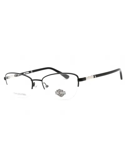 Harley Davidson Chic Cat-eye Eyeglasses For Women - Hd0550 Series In Black