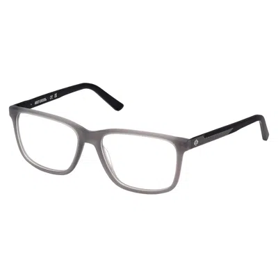 Harley Davidson Demo Rectangular Men's Eyeglasses Hd0955 020 57 In Black