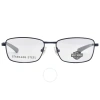 HARLEY DAVIDSON HARLEY DAVIDSON DEMO RECTANGULAR UNISEX EYEGLASSES HD0147T 091 49