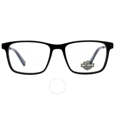 Harley Davidson Demo Square Unisex Eyeglasses Hd0139t 002 48 In Black