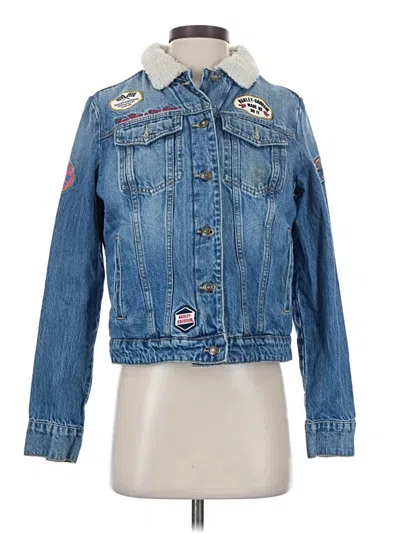 Pre-owned Harley Davidson Denim Jacket In Blue