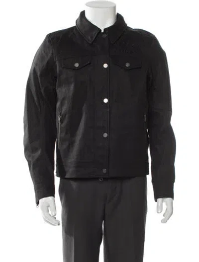 Pre-owned Harley Davidson Denim Jacket In Gray