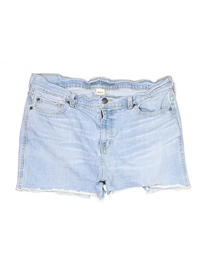 Pre-owned Harley Davidson Denim Shorts In Blue