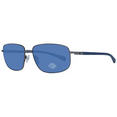 Harley-davidson Gray Men Sunglasses In Blue
