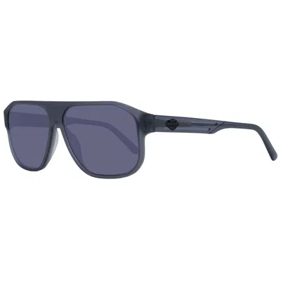 Harley-davidson Gray Plastic Sunglasses In Blue