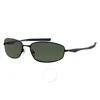 Harley Davidson Green Rectangular Men's Sunglasses Hd0816x C26 59