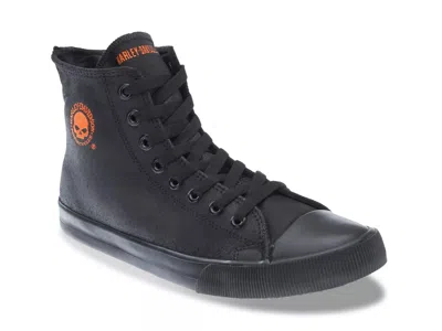 Harley-davidson Harleydavidson Baxter Hightop Sneaker In Black