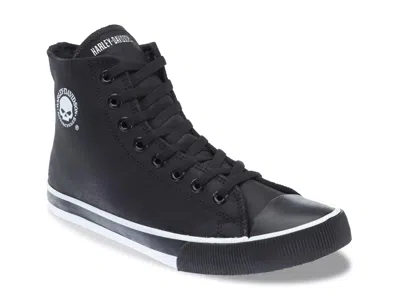 Harley-davidson Harleydavidson Baxter Ll Hightop Sneaker In Black