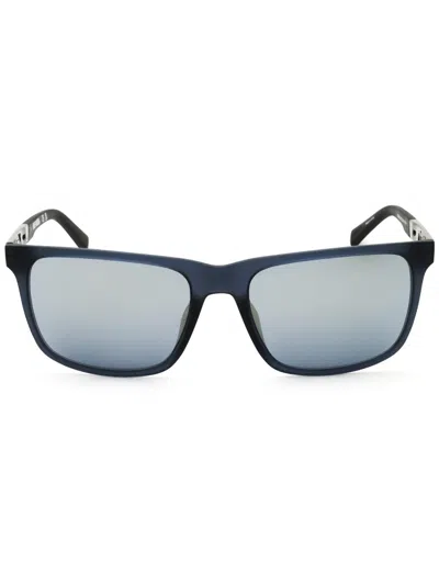 Harley Davidson Hd00020 Sunglasses In Matte Light Blue / Blue Mirror