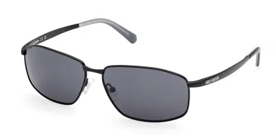 Harley Davidson Hd00024 02a Men's Sunglasses Black Size 62