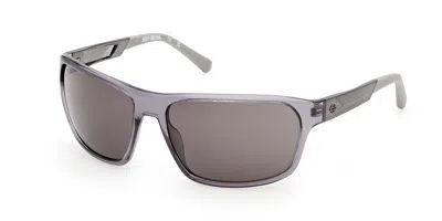 Harley Davidson Hd00027 20a Men's Sunglasses Grey Size 61 In Transparent Grey