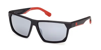 Harley Davidson Hd00028 02c Men's Sunglasses Black Size 60 In Matte Black