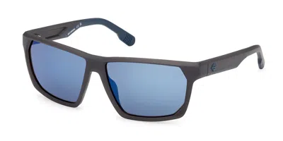 Harley Davidson Hd00028 20x Men's Sunglasses Grey Size 60 In Matte Grey