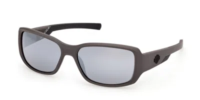 Harley Davidson Hd00030 20c Men's Sunglasses Grey Size 60 In Matte Grey