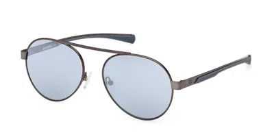 Harley Davidson Hd00032 09x Men's Sunglasses Gunmetal Size 54 In Matte Gunmetal