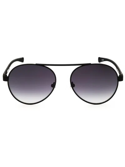 Harley Davidson Hd00032 Sunglasses In Matte Black / Gradient Smoke