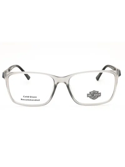 Harley Davidson Hd0152t Eyeglasses In 020 - Grey/other/clear Demo Lens