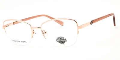 Harley Davidson Hd0576 028 Women's Glasses Gold Size 55 - Free Lenses - Blue Light Block Available