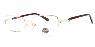 Harley Davidson Hd0576 032 Women's Glasses Gold Size 55 - Free Lenses - Blue Light Block Available