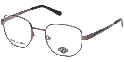 Harley Davidson Hd0881 009 Men's Glasses Gunmetal Size 50 - Free Lenses - Blue Light Block Available In Gray