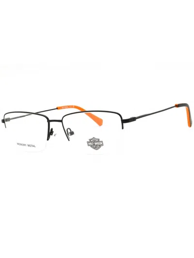 Harley Davidson Hd0949 Eyeglasses In Matte Black/clear Demo Lens