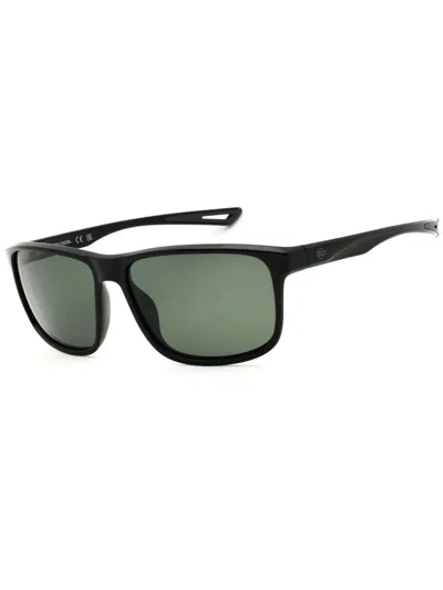 Harley Davidson Hd0959x Sunglasses In 01d - Shiny Black  / Smoke Polarized