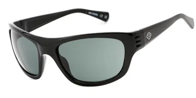 Harley Davidson Hd0982x Polarized 01r Men's Sunglasses Black Size 61