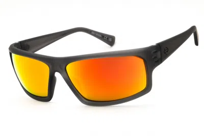 Harley Davidson Hd0983x Rectangular Polarized Sunglasses In Gray
