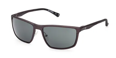 Harley Davidson Hd1015x 09r Men's Sunglasses Gunmetal Size 60 In Gray
