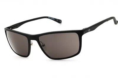 Harley Davidson Hd1015x Polarized Rectangular Sunglasses In Black
