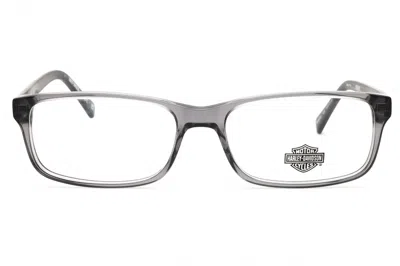 Harley Davidson Hd50060 Eyeglasses In Shiny Light Blue/clear Demo Lens