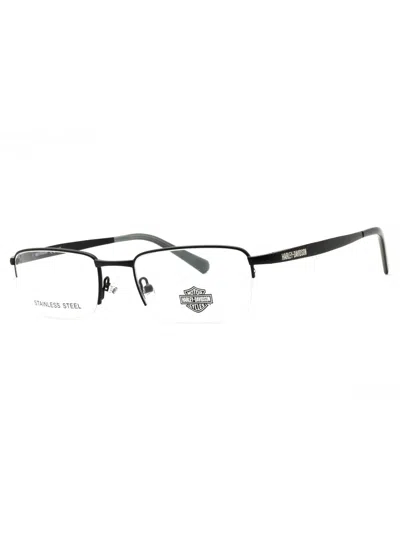 Harley Davidson Hd50098 Eyeglasses In 011 - Matte Light Nickeltin/clear Demo Lens
