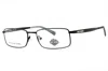 Harley Davidson Hd50099 Rectangular Metal Frame Eyeglasses In Black