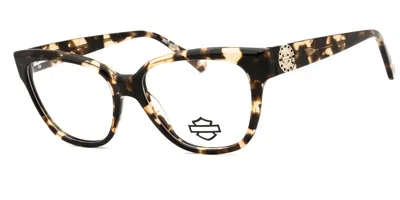 Harley Davidson Hd50106 053 Women's Glasses Tortoiseshell Size 54 - Free Lenses - Blue Light Block Available In Black