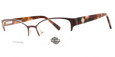 Harley Davidson Hd50109 091 Women's Glasses  Size 55 - Free Lenses - Blue Light Block Available In Orange