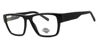 Harley Davidson Hd50110 001 Men's Glasses  Size 56 - Free Lenses - Blue Light Block Available In Black