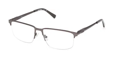 Harley Davidson Hd50113 007 Men's Glasses Silver Size 57 - Free Lenses - Blue Light Block Available In Matte Antique Dark Nickeltin Silver