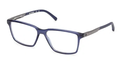 Harley Davidson Hd50120 090 Men's Glasses Blue Size 57 - Free Lenses - Blue Light Block Available In Transparent Blue