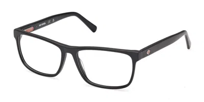 Harley Davidson Hd50122 002 Men's Glasses Black Size 58 - Free Lenses - Blue Light Block Available In Matte Black