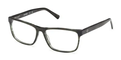 Harley Davidson Hd50122 096 Men's Glasses Green Size 58 - Free Lenses - Blue Light Block Available In Shiny Pattern Green